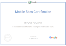 mobile sites certification