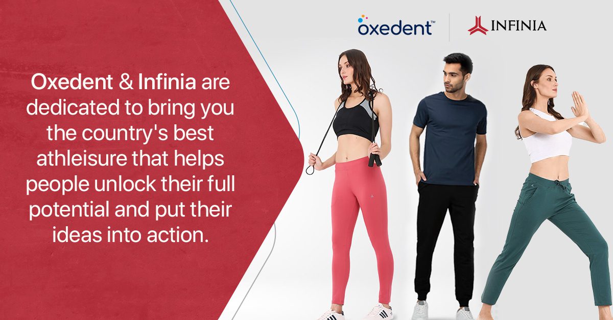 Oxedent wins the mandate for Infinia Athleisure’s Performance Marketing campaign for 2022-23